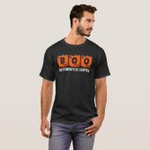 ブーお化けのサプライズ科学化学ハロウィン Tシャツ (正面フル)