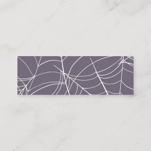 ブーが幽霊おむつラッフルミニエンクロージャー スキニー名刺 (裏面)