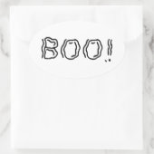 ブーくそ! 楕円形シール (バッグ)