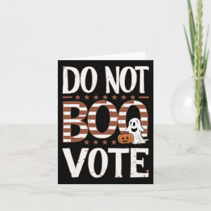 ブーしない投票おかしなハロウィーン選挙ブーしない カード