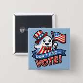 ブーするな！おもしろいのハロウィーンマッシュアップ 缶バッジ (正面&裏面)