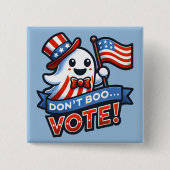 ブーするな！おもしろいのハロウィーンマッシュアップ 缶バッジ (正面)