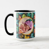 ブーたこ可愛いカラフルキッズデコル写真 マグカップ (左)