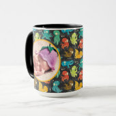 ブーたこ可愛いカラフルキッズデコル写真 マグカップ (正面左)