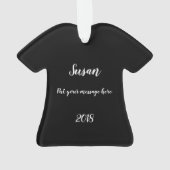 ブーたこ可愛い紫色の子供服&デコル オーナメント (裏面)