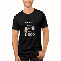 ブーだけ楽しみにしてる ハロウィンTシャツ ジョーク