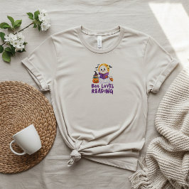 ブーちゃんは読書が大好き ハロウィンの先生 Tシャツ