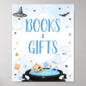 ブーとハロウィーンの赤ちゃんシャワー本と贈り物 ポスター (正面)