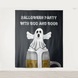 ブーとブーのハロウィンパーティー タペストリー