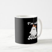 ブーと一緒 楽しいレトロスタイル コーヒーマグカップ (正面右)