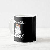 ブーと一緒 楽しいレトロスタイル コーヒーマグカップ (正面左)