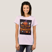 ブーと美しいファミリーマッチングハロウィン女性用 Tシャツ (正面フル)