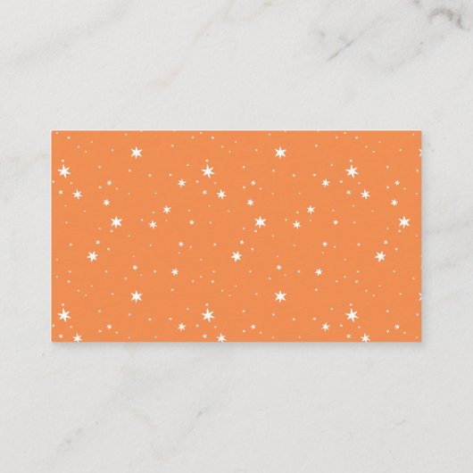 ブーのハロウィーンの赤ちゃんシャワーの本をベビーで覗く エンクロージャーカード (裏面)