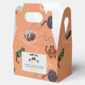 ブーの効いた黒猫とヤーンのハロウィン フェイバーボックス (オープン)