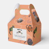 ブーの効いた黒猫とヤーンのハロウィン フェイバーボックス (正面サイド)