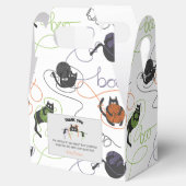 ブーの効いた黒猫とヤーンのハロウィン フェイバーボックス (オープン)