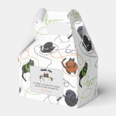 ブーの効いた黒猫とヤーンのハロウィン フェイバーボックス (正面サイド)