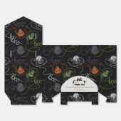 ブーの効いた黒猫とヤーンのハロウィン フェイバーボックス (見開き)
