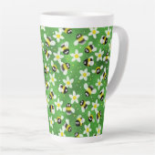 ブーよくはしゃぐズ蜂(ボトルグリーン) カフェラテマグ (右アングル)