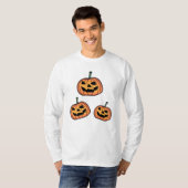 "ブーを忠実に：不気味ハロウィーンを受け入れる Tシャツ (正面フル)