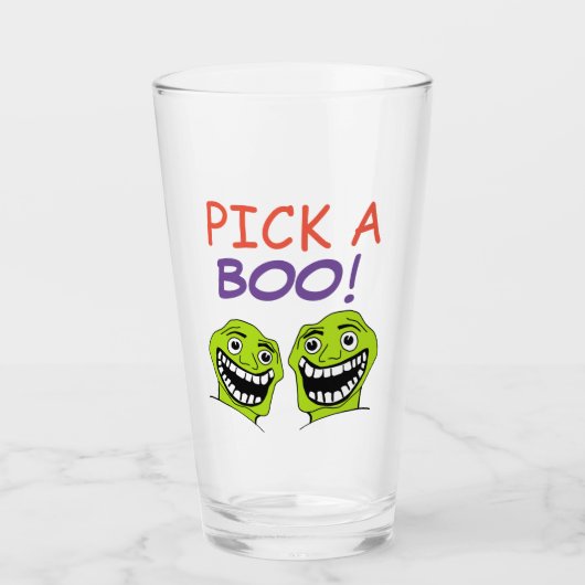 ブーを拾え！ タンブラーグラス (正面)
