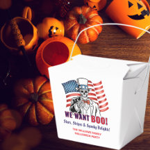 ブーを欲しがる愛国ハロウィンコスチュームパーティー