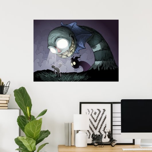 ブーを覗く ポスター (ホームオフィス)