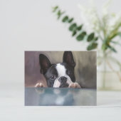 ブーを覗く ポストカード (スタンド正面)