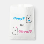 ブーイまたはグールハロウィーン幽霊ジェンダーの公開 フェイバーバッグ (正面)