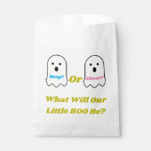ブーイまたはグールハロウィーン幽霊ジェンダーの公開 フェイバーバッグ (正面)