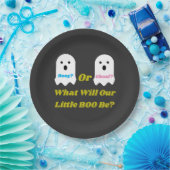 ブーイまたはグールハロウィーン幽霊ジェンダーの公開 ペーパープレート (パーティー)