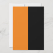 ブーイまたはグールハロウィーン幽霊ジェンダーの公開 招待状 (裏面)