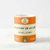 ブーイングくま-カボチャオレンジ コーヒーマグカップ (中央)