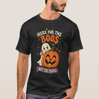 ブーイングのためなら来ちゃうわ 人のためじゃないの 内向的なおばけH Tシャツ
