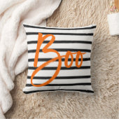 ブーイングのストライプのなハロウィンの装飾用クッション クッション (ブランケット)