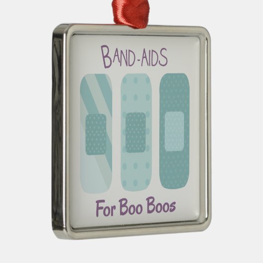 ブーイングのブーイングのためのバンド援助 メタルオーナメント (右)