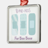 ブーイングのブーイングのためのバンド援助 メタルオーナメント (左)