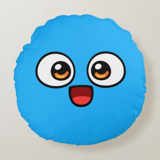 ブーイングの円形の枕 ラウンドクッション (正面)