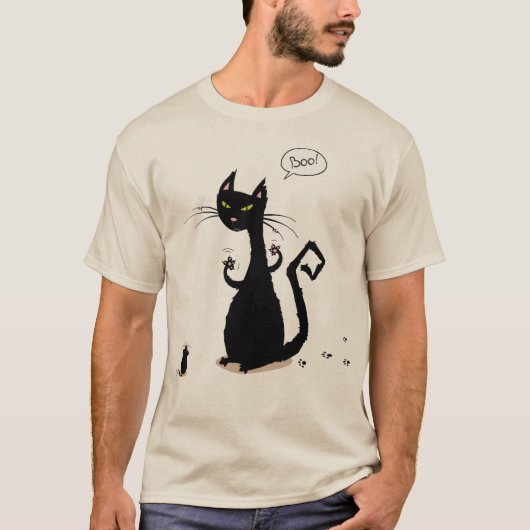 ブーイングの子猫のスエットシャツ Tシャツ (正面)