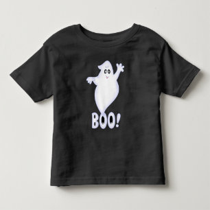 ブーイングの幽霊のハロウィンの休日の幼児のTシャツ トドラーTシャツ