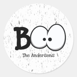ブーイングの熱狂するな目ハロウィン ラウンドシール