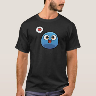 ブーイングの青プロダクト Tシャツ