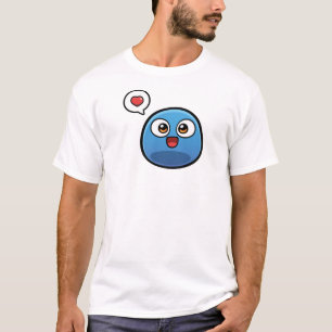 ブーイングの青プロダクト Tシャツ
