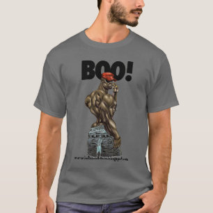 ブーイングのTシャツの灰色 Tシャツ