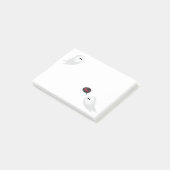 ブーイングを言っているハロウィンの漫画のかわいい幽霊 ポストイット (アングル)