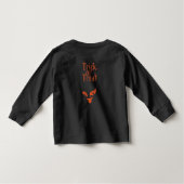 ブーイングモンスターのトリック・オア・トリート ベビーTシャツ (裏面)