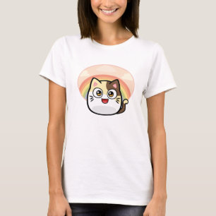 ブーイング猫の女性のTシャツ Tシャツ