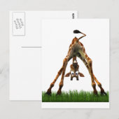 ブーイング! オリンピアのキリンを言います ポストカード (正面/裏面)