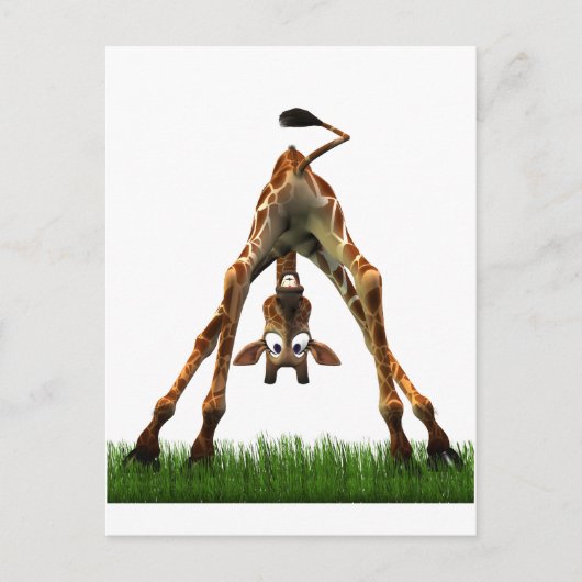 ブーイング! オリンピアのキリンを言います ポストカード (正面)