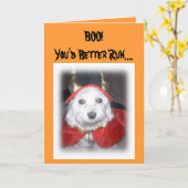 ブーイング! カード (黄色い花)